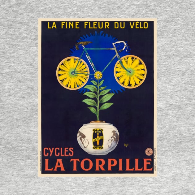 Cycles La Torpille Vintage Poster 1923 by vintagetreasure